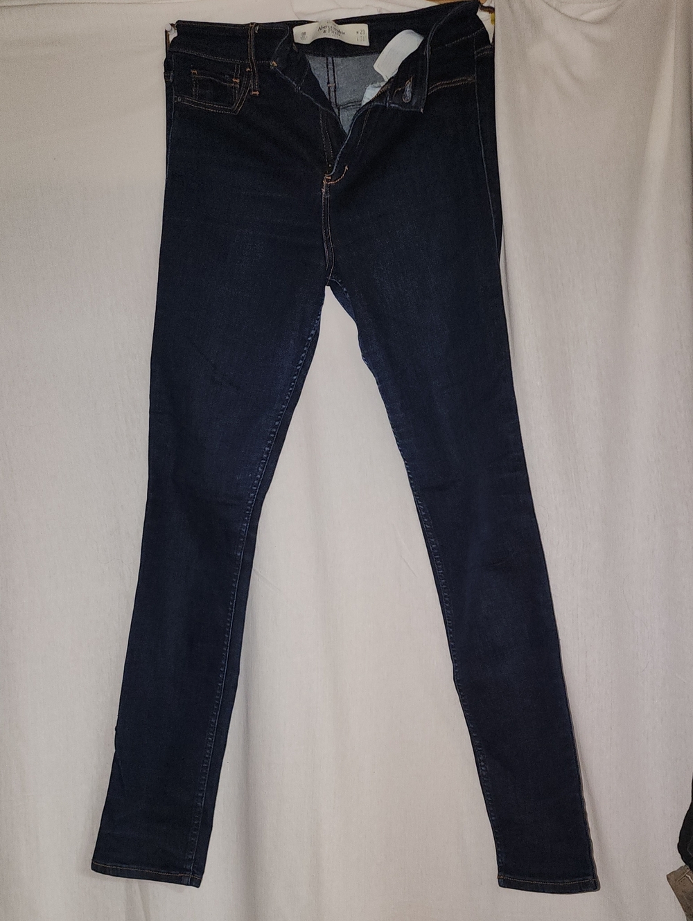 Abercrombie & Fitch Dark Indigo Skinny Jeans